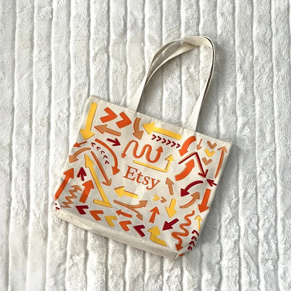 NEW Etsy Insider Exclusive Zipper Tote Bag